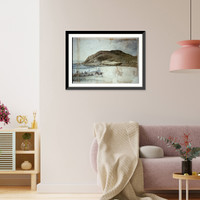 Panoramic view of West Point, New York showing American encampments on the Hudson River - 8, Vintage Poster