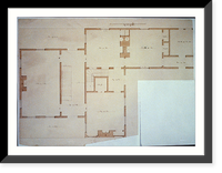 House, 33 Commercial Street. Floor plan - 3 Classic, Antique Poster