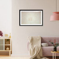 Historic Framed Print, Architectural drawing for alterations to a church (St. John's Church"),  Washington,  D.C. Section",  17-7/8" x 21-7/8"