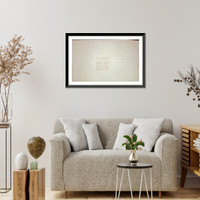 Historic Framed Print, Architectural drawing for alterations to a church (St. John's Church"),  Washington,  D.C. Section",  17-7/8" x 21-7/8"