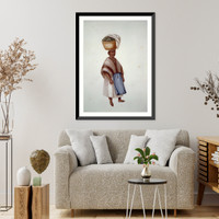 Historic Framed Print, [Bread vendor, Peru] - 4,  17-7/8" x 21-7/8"