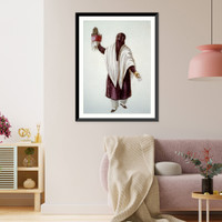 Historic Framed Print, [Penitent in procession, Peru] - 2,  17-7/8" x 21-7/8"