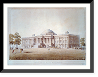 Capitol of the U.S. at Washington - from the original design of the architect, B.H. Latrobe, Esqre..T. Sutherland sculpt. - 2 Classic, Vintage Poster
