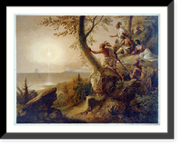 The arrival of Hendrick Hudson in the bay of New York, September 12, 1609 - 2 Classic, Vintage Poster
