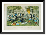 Historic Framed Print, Battle of Bull Run, Va. July 21st 1861 - 2,  17-7/8" x 21-7/8"