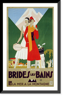 En Savioe Brides les Bains. Ob&eacute;sit&eacute;, foie. La mer &agrave; la montagne Classic, Antique Print