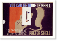 You can be sure of Shell. Actors prefer Shell Classic, Vintage Print