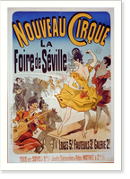 Noveau cirque la Foire de S&eacute;ville - 2, Vintage Wall Art