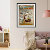 Historic Framed Print, Sells Brothers' Enormous Shows - 2,  17-7/8" x 21-7/8"