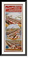 Historic Framed Print, Die Barnum & Bailey Groesste Schaustellung Der Welt. Vogel-Perspective Der Grossten Schaustellung Der Welt. - 2,  17-7/8" x 21-7/8"