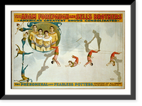 The Adam Forepaugh and Sells Borthers America's Greatest Shows Consolidated. The Phenomenal and Fearless Potters,. - 2 Classic, Vintage Wall Art