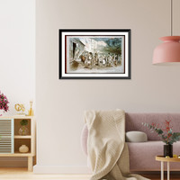 Historic Framed Print, Welcome to all! - 2,  17-7/8" x 21-7/8"