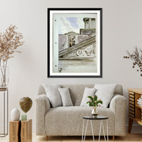 Historic Framed Print, [The Cabildo (New Orleans, La.). Roof and window] - 2,  17-7/8" x 21-7/8"