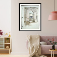 Historic Framed Print, [The Cabildo (New Orleans, La.). Window and balcony] - 2,  17-7/8" x 21-7/8"