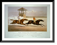 Antique Photo Print - Saratoga - Harry Bassett and Longfellow, 1872 (2)