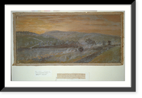 Escape of the Army of Virginia, commanded by General Lee, over the Potomac River near Williamsport - 2, Vintage Poster