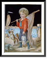 The pride of the harbor.H. Breul. Classic, Antique Poster