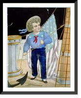The pride of the ocean.H. Breul, Vintage Wall Art