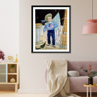 The pride of the ocean.H. Breul, Vintage Wall Art