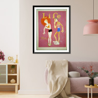 The girl who gave him the cold shoulder.John Held, Jr. - 2, Historic Print