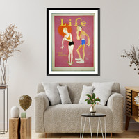 The girl who gave him the cold shoulder.John Held, Jr. - 2, Historic Print