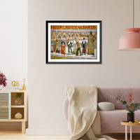 The Barnum & Bailey Greatest Show on Earth. The Peerless Prodigies of Physical Phenomena & Marvelous Living Human Curiosities - 2, Vintage Wall Art