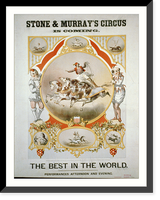 Stone & Murray's Circus is coming. The best in the world - 2 Classic, Vintage Print