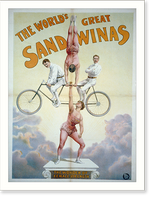 Historic Framed Print, The Worlds Great Sandwinas,  17-7/8" x 21-7/8"