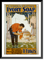 You need only one soap. Ivory soap.the Strobridge Lith. Co., Cin'ti & New York. - 3 Classic, Historic Print