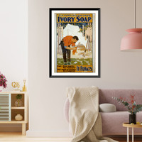 You need only one soap. Ivory soap.the Strobridge Lith. Co., Cin'ti & New York. - 3 Classic, Historic Print