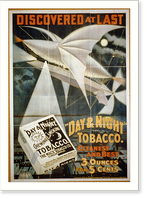 Historic Framed Print, Discovered at last Day and night tobacco"" - 2,  17-7/8" x 21-7/8"