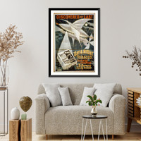 Historic Framed Print, Discovered at last Day and night tobacco"" - 2,  17-7/8" x 21-7/8"