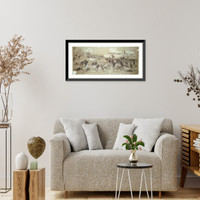 The 24th Corps charging a fort to the left. - 2, Historic Print