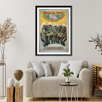 Ringling Bros. World's Greatest Shows. the Funny, Wonderful Elephant Brass Band. - 2, Antique Wall Art