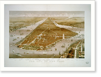 Historic Framed Print, The City of New York - 2,  17-7/8" x 21-7/8"