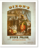 Historic Framed Print, Dixon's stove polish - 2,  17-7/8" x 21-7/8"