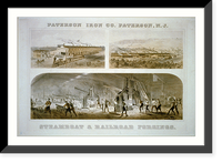 Historic Framed Print, Paterson Iron Co. Paterson, N.J. Steamboat & railroad forgings - 2,  17-7/8" x 21-7/8"