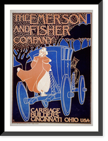 Vintage Americana Print - Cincinnati - The Emerson and Fisher Company