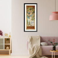 Historic Framed Print, Bruxelles-Kermesse. Exposition internationale, Burxelles 1897,  17-7/8" x 21-7/8"