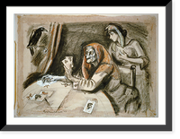 Historic Framed Print, [France has her fortune told. (The French press is speculating on a new grouping of the powers)] - 2,  17-7/8" x 21-7/8"