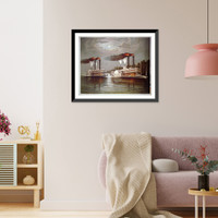 Celebrated race of the steamers Robt. E. Lee and Natchez - 2 Classic, Vintage Wall Art