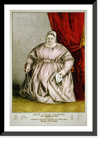 Historic Framed Print, Miss Susan Barton: the mammoth lady - 3,  17-7/8" x 21-7/8"