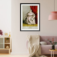 Historic Framed Print, Miss Susan Barton: the mammoth lady - 3,  17-7/8" x 21-7/8"