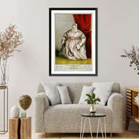 Historic Framed Print, Miss Susan Barton: the mammoth lady - 3,  17-7/8" x 21-7/8"
