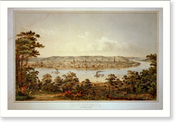 Cincinnati- from a point west of Covington, KY - 2, Historic Print