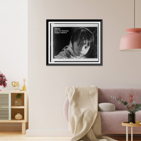 Historic Framed Print, UNRWA cares for Palestine refugee children.United Nations Relief and Works Agency for Palestine Refugees in the Near East.,  17-7/8" x 21-7/8"