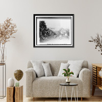 Historic Framed Print, Easter egg rolling at the White House today,  17-7/8" x 21-7/8"