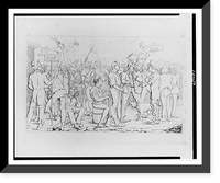 Historic Framed Print, Enlistment of Sickles' brigade,  17-7/8" x 21-7/8"