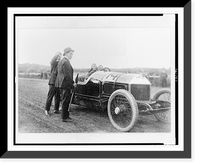 Historic Framed Print, [Racing automobile no. 14 on Benning race track, Washington, D.C., area on Labor Day],  17-7/8" x 21-7/8"