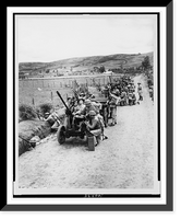 Historic Framed Print, Mariscal Sucre artillery unit,  17-7/8" x 21-7/8"